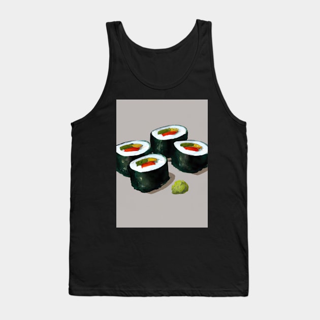 Sushi Rolls Tank Top by maxcode